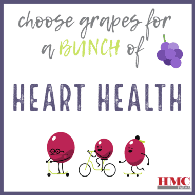 Choose grapes for a bunch of heart health