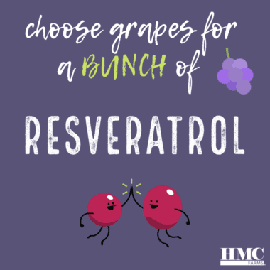 Choose grapes for a bunch of resveratrol